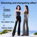 Women's Clothing Slimming Shark Pants Black Yoga Flare Pants Casual Fitness Outerwear Thin Summer New Style Polyester_ecoleips.com