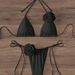 Women's Clothing Women's Split Swimsuit Women's Solid Color Three Dimensional Flower Sexy Bikini_ecoleips.com