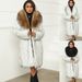 Luxury Faux Fur Coat For Women - Long Plush Winter Coat, Soft & Warm, Fashionable Outerwear For Fall & Winter (Black/Yellow Long Hair/Snow_ecoleips.com