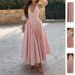 Spring 2026 Women's French Style Dress Elegant INS Halter Neck Pleated Waist Fitted Long American Fashion New Clothing_ecoleips.com