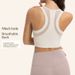 Shishi Mengke's New Sports Bra Features An Integrated Cup, Front Zipper, Anti Burst Buckle, Shockproof Design, And Extended Coverage._ecoleips.com