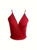 Women's V Neck Camisole And Botanical Print Shorts Set With Belt Clothing_ecoleips.com