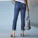 Women's Clothing Straight Tassel Jeans Slim Fit Ripped Trousers Female_ecoleips.com