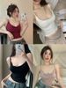 White Off-shoulder Camisole For Women, Summer Outerwear, Pure And Style, Sexy Tube Top With Unique Design_ecoleips.com