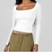 Women's Sexy Long Sleeve Sweater T-Shirt U-Neck Top with Tights - Trendy Casual Fashion_ecoleips.com