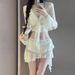 Elegant Slimming Sexy Bikini Set Pure Alluring Women's Swimwear for Vacations And Hot Springs_ecoleips.com