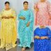 Women's Clothing Large Size Water Soluble Lace Loose Long Burqa Dress_ecoleips.com