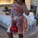 Floral Print Long Sleeve Blouse & Pleated Midi Skirt Set – Summer Elegant Outfit Flowy Pleated Skirt_ecoleips.com