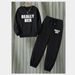 Women’s Clothing Sweater autumn and winter plus velvet thick round neck suit women's clothing fashion letter printing 0019 printing_ecoleips.com