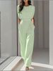 Women's Clothing Women's Royal Sister Style Slim Jumpsuit Fashion Solid Color Waist Summer Capable Temperament_ecoleips.com