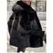 Oversized Quilted Jacket For Women – Lightweight Long Coat With Color Block Design (Black/ Beige/ Grey/ Dark Khaki, Sizes S-Xxxl)_ecoleips.com