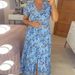 New High-elasticity Foreign Trade Women's V-neck Printed Beach-style Dress For In The European And American_ecoleips.com