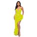 Women's Clothing Long Style High End Tube Top Backless Sequin Dress Feather Stitching Dress_ecoleips.com