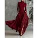 Elegant French Retro Style Slim Fit Women's Dress Set - Soft & Luxurious Minimalist Outfit_ecoleips.com
