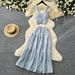 Women's Clothing Age Reducing And Refreshing Spring And Summer Vacation Style Short Sleeved Suspender Top_ecoleips.com