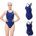 Yingfa Women's One Piece Swimsuit Triangle Competition International FINA Standard Professional Training Suit 982_ecoleips.com