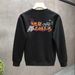 FW25 Matching Couple Cotton Crew Neck Sweatshirt - His & Hers_ecoleips.com