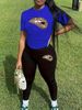 Women's Casual Loose And Fashionable Leopard Print Lip Print Print Loose T-shirt+shorts Two-piece Home Sportswear Daily Outfit-446_ecoleips.com
