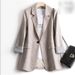 Women's Korean Style Loose Fit Blazer Casual Versatile Outerwear For Spring Autumn Trendy_ecoleips.com