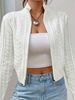 Women's Clothing Korean-Style Short Zipper Cardigan – Lightweight Knit Sweater For Women_ecoleips.com