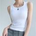 White Camisole Women, 2026 Summer New Style, Can Be Worn As An Outer Layer, Covers Side Breasts, With Wide Shoulder_ecoleips.com