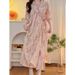 Cloud Cotton Nightgown For Women, Summer New Style, High-End Monet Garden Long Nightdress, Bathrobe, Homewear_ecoleips.com
