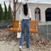 Retro High-waisted Straight-leg Jeans Women, 2024 Autumn New Style, Loose And Slimming, Versatile Wide-leg Floor-length_ecoleips.com