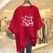 Women's Clothing Cotton Short Sleeved Printing All Match Casual T Shirt Top_ecoleips.com