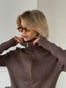 Early Fall Semi-Zip Sweater – Slim Fit Long Sleeve Pullover For Women (Minimalist Design, Cotton-Blend, Versatile Layering Piece)_ecoleips.com
