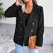 2025s INS Wind 2025 Autumn/Winter Double Breasted Small Suit Jacket Coat Women's Wear_ecoleips.com