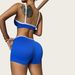Women's Quick Drying Sports Bra Set With Shockproof Pads Gathered Yoga Outdoor Running Fitness Clothes_ecoleips.com