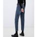 Women's Clothing Super League Classic Bi Entry Stretch Daddy Pants Cotton Retro Slim Trousers High Waist Loose Straight Jeans_ecoleips.com
