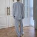 Women's Clothing Foreign Trade New Autumn And Winter Fashion Trend Women's Lapel Cardigan Suit Casual Elastic Pants Suit_ecoleips.com