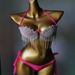 Women’s Clothing Nightclub Clothes Steel Support Hard Cup Bikini Diamond Swimsuit Diamond Tassel Bikini Sewn Diamond Bikini_ecoleips.com
