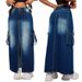 Women's Clothing New Denim Fashion Bag Slit Long Skirt Source_ecoleips.com