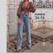 Women's Flared Denim Jeans – Trendy Wide-Leg Cotton Pants For Autumn Classic Washed Blue Hue_ecoleips.com