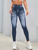 Women's Clothing Denim High Elastic Fitness Sports Trousers Seamless Back V Peach Buttocks Slim Running Yoga Pants_ecoleips.com