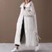 Women's Clothing Vintage Cotton Coat Women's Winter Long Loose Thickened Hooded Jacket With Pockets_ecoleips.com