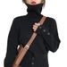 Japanese-Inspired High Neck Soft Sweater For Women - Retro Button Detail Casual Pullover (Off-White/Khaki/Olive Green/Black/Greyish)_ecoleips.com