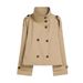 European And American Cross-Border Autumn Winter New Women's Fashion Elegant Commuter Stand Collar_ecoleips.com