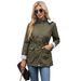 Detachable Hood Windbreaker Jacket For Women – Lightweight Raincoat In Burgundy/Olive Green/Lavender/Navy/Mustard/Black/Grey/Deep Blue_ecoleips.com
