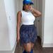 European And American Style 2026 Summer New Fashion Personality Street Trend Striped Tassel Slim-fit Bodycon Short Skirt_ecoleips.com