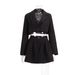 Cross-Border Short European And American 2025 Spring Summer Y2K Right Shoulder Lapel Small + Mini Skirt Suit Set_ecoleips.com