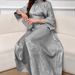 Muslim Dress Women Luxury Gold Foil Muslim Dress – Dubai & Moroccan Inspired Elegance For Women_ecoleips.com