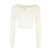 AC503 Pure Desire Lace Trim Low-Neck T-Shirt, Sweet And Spicy Girl's Base Layer, Short Pullover Slim-Fit Stunning Top_ecoleips.com