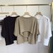 Women's Backless Cropped T-Shirt Sweet And Spicy Korean Style round Neck Loose Top Short Sleeved Hot Girl Summer 2026_ecoleips.com