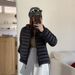 girl Girl 2025 Winter New National Standard 95 White Duck Lightweight Hooded Ribbed Down Jacket Women Inner Short Coat_ecoleips.com