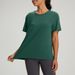 Women's Clothing Yoga Clothes Nude Loose Slim Sports Fitness Tops Short Sleeved T Shirt_ecoleips.com