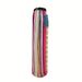 Women's Plus Size Rainbow Striped Wide Leg Pants, High Waist Elastic Drawstring Lounge Pants, Polyester Straight Leg Trousers For Casual & Streetwear_ecoleips.com
