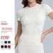 Women's Clothing Women's Quick Drying Yoga Sports Top Spring Summer Short-Sleeved Outdoor Running Fitness Outerwear Cover Up_ecoleips.com
